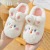 2022 Cotton Slippers Women's Autumn and Winter Plush Cartoon Home Indoor Non-Slip Soft Bottom Heel-Wrapped Wool Slippers