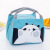 New Large Capacity Lunch Box Bag Insulated Bag Korean Style Cartoon Cute Pet Lunch Bag Small Size Thermal Bag