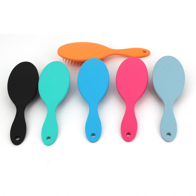 Factory Direct Sales Wholesale Plastic Hairbrush Head Massage Comb Household Portable Airbag Comb Cartoon Student Hair Curling Comb