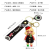 Cartoon New Year Christmas Princess Key Chain Epoxy Doll Decorative Pendant Gift Couple Cars and Bags Keychain