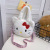 Cute Furry Girl Heart Cartoon Bag 2022 New Sweet Children's Portable Messenger Bag Crane Machines Doll Bag