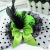 Korean Style Performance Feather Lace Bow Billycock Large Feather Headwear Internet Celebrity Hair Clip Hairpin Rhinestone Hairpin