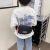 Korean Style Handsome Boy's Chest Bag Fashion Trending Letters Children's Small Waist Bag Casual All-Match Shoulder Messenger Bag