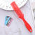 Plastic Hairbrush Hairdressing Knife Thin Comb Thin Broken Hair Double-Sided Hair Cutting Comb with Double Blades + Packaging