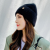 Hat Ladies New Rabbit Fur Knitted Hat Internet Celebrity Letters M Standard Woolen Cap Warm Hat Earmuffs Hat