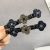 Clover Korean Simple Temperamental All-Match Side Clip Side Clip Rhinestone Bobby Pin Bang Clip Forehead Braided Hair Clip