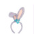 StellaLou Same Style Rabbit Ears Hair Hoop Korean Internet Celebrity Barrettes Headband Plush Wash