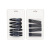 Korean Style Simple Paint-Free Clip BB Clip Blister Pack Pea Pod Hair Clip Black Metal Barrettes Set
