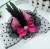 Korean Style Performance Feather Lace Bow Billycock Large Feather Headwear Internet Celebrity Hair Clip Hairpin Rhinestone Hairpin