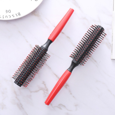 Manufacturer 639 round Brush Plastic Rolling Comb Hair Blowing Comb Comb Value Hair Comb Bangs Comb Hair Dryer Gift