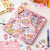 Hot Sale 100 Cute Girly Heart Hand Ledger Sticker Children's Cups Stickers Journal Book Stickers Material