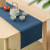 Linen Table Runner Plain Tea Mat Bed Runner TV Refrigerator Cover Cloth Dining Table Decorative Cloth Tea Table Cloth Size Optional