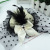 Korean Style Performance Feather Lace Bow Billycock Large Feather Headwear Internet Celebrity Hair Clip Hairpin Rhinestone Hairpin