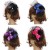 Korean Style Performance Feather Lace Bow Billycock Large Feather Headwear Internet Celebrity Hair Clip Hairpin Rhinestone Hairpin