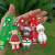 Cartoon New Year Christmas Princess Key Chain Epoxy Doll Decorative Pendant Gift Couple Cars and Bags Keychain