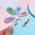 Cartoon Colored Clouds Clip Flower Side Clip Handmade DIY Cream Glue Material Package Barrettes Accessories