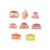 Fruit Rainbow Fun Grip Mini Korean Creative Shredded Hair Bangs Clip Cute Acrylic Children's Hair