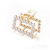 Korean Style Pearl Top Clip Hairpin Electroplated Alloy Back Head Grip Women's Fashion Simple Hair Clip Hair Claw Stall