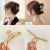 Korean Style Metal Barrettes French Ornament Large Pearl Hairpin Hair