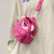 Children's Bag Female Cute Girls' Doll Plush Bag 2022 Winter New Cartoon Strawberry Bear Messenger Bag