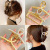 Korean Style Metal Barrettes French Ornament Large Pearl Hairpin Hair