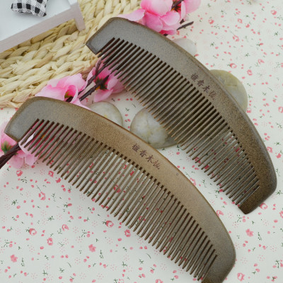Manufacturer Wooden Comb Health Care Sandalwood Comb Wooden Comb Moon Comb Thickness Combed Hairdressing Comb 16cm 18cm