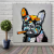 Dogs and Cats Decorative Painting Airbrush Painting Hotel Mural Animal Hanging Painting Living Room Decorative Crafts Cloth Painting Photo Frame