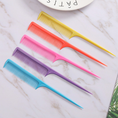 Manufacturer 701 Tail Comb Comb Plastic Hairbrush Hair Setting Comb Makeup Comb Hairdressing Comb Taobao Gifts Small Comb