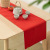Linen Table Runner Plain Tea Mat Bed Runner TV Refrigerator Cover Cloth Dining Table Decorative Cloth Tea Table Cloth Size Optional