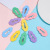 Cartoon Colored Clouds Clip Flower Side Clip Handmade DIY Cream Glue Material Package Barrettes Accessories