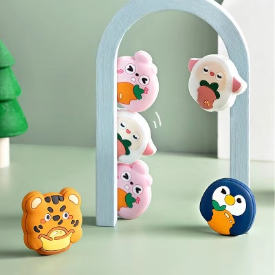 Cartoon Anti-Collision Door Suction Punch-Free Door Stopper Touch Silicone Anti-Collision Sticker Door Household Door Top Bathroom