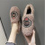 Autumn and Winter New Outdoor Home Indoor Plush Ankle Wrap Cotton Shoes Non-Slip Warm Women's Peas Shoes