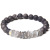 High Quality Labradorite Core Beads Bracelet Gray Agate Black Agate Tiger Eye Figure Bracelet Unisex Factory Wholesale