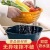 Thickened Double-Layer Drain Basket Six-Piece Set Plastic Vegetable Basket Washing Basin Frame Kitchen Storage Fruit Basket Printable Logo