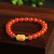 Natural South Red Beeswax Bracelet Women's Cherry Red Agate Brace Lace Bracelet Bead Accessories Wholesale