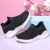 Women's Shoes Spring New 2022 Foreign Trade Women's Shoes Casual Mom Shoes Fly-Knit Socks Shoes Soft Sole Sneakers Women