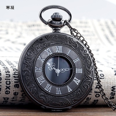 Pocket Watch Female Necklace Watch Pendant Retro Mechanical Watch Automatic Classic Boys Fashion Personality Ins Style Student