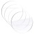 Hot Sale High Transparent round Acrylic Cake Plate DIY Art Whiteboard Tool Tray Bracket Decoration Accessories