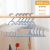 Free Shipping Children's Retractable Folding Clothes Rack Household Baby Child Cartoon Bear Multi-Functional Non-Slip Clothes Rack Hook