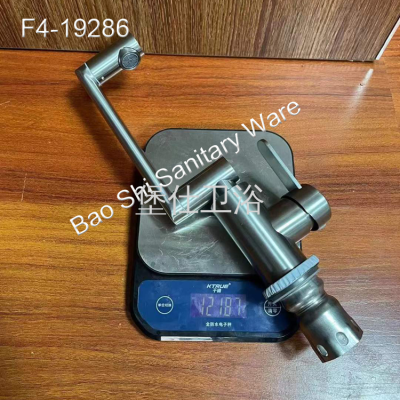 Wholesale Light Luxury Hot and Cold Basin Faucet Universal Rotating Basin Faucet Gun Gray