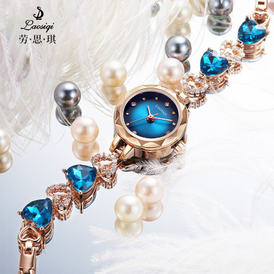 Best-Seller on Douyin Fashion Rhinestone Dazzling Women's Watch Starry Series Waterproof Trend Watch Couple Quartz Watch