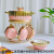 Stockpot Soup Bowl Ceramic Gold-Plated Colored Glaze Soup Pot Set with Shelf Foreign Trade New