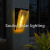 New Solar Wall Lamp Outdoor Solar Lamp Wattled Wall Lamp Aisle Light Wall Washer Fence Lamp Courtyard Wall Lamp