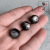 Jinling Net Red Jewelry Accessories Natural Obsidian Silver Stone Meteorite Beads Crystal Jewelry Beads Accessories