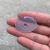 Crystal Agate Wholesale Natural Agate Grade A White Purple Agate Peace Buckle DIY Decoration Small Safety Buckle Manufacturer Direct Wholesale