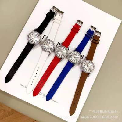 New Group Purchase Bojia 69-Type Jue Fashion All-Match Roman Two-Pin Quartz Pu Belt Simple Quartz Watch Wholesale
