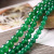5A Natural Green Agate Beads Sub DIY Ornament Accessories Green Agate Beads Hair Accessories Beaded Chalcedony Agate Scattered Beads Wholesale