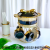 Stockpot Soup Bowl Ceramic Gold-Plated Colored Glaze Soup Pot Set with Shelf Foreign Trade New