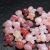 Popular Non-Red Yanyuan Agate Peach Pink Carving Bunny DIY Bracelet Accessories Cute Animal Factory Wholesale