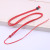 With Pot Cover Knob Red Agate Necklace Rope 2mm Pendant Rope Simple DIY Sachet Ornament Halter Lanyard Factory Wholesale